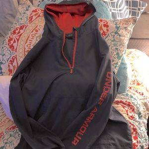 Big Boys Under Armour Qtr zip hoodie